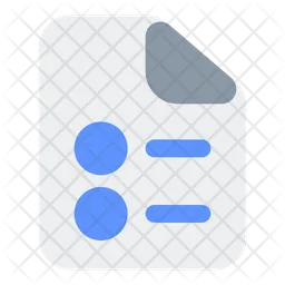 List file  Icon