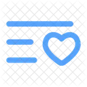 List Heart Minimalistic List List Heart Icon