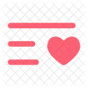 List Heart Minimalistic List List Heart Icon