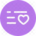 List Heart Minimalistic List List Heart Icon