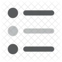 List Bullet Text Icon