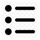 List Bullet Text Icon