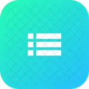 List Bullets Menu Icon