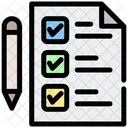 List Check Paper Icon