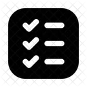 List Checklist Document Icon