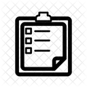 Checklist Document Clipboard Icon