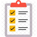 Checklist Document Clipboard Icon