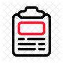 Clipboard List Notes Icon