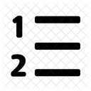 List Numbering Tasks Icon