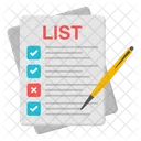 List Todo Wishlist Icon