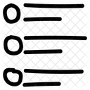List Test Alignment Icon