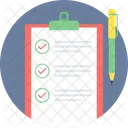 List Checklist Write Icon