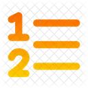 List Ol List Numbers Icon