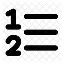 List Ol List Numbers Icon