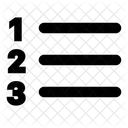 List Ol List Numbers Icon