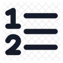 List Ol Icon