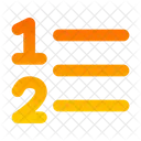 List Ol Icon