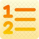 List Ol  Icon