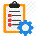 List Project Management Strategy Planning Icon