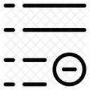 List Remove Icon