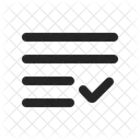 List Symbol Checklist Icon Task List With Checkmarks Icon