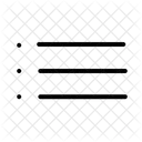 List Ui List Align Icon