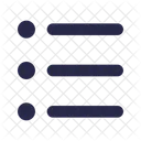 List Unordered  Icon