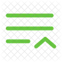 List Up Minimalistic List Arrow Up List Icon