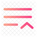 List Up Minimalistic List Arrow Up List Icon