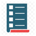 Lista De Verificacao Documento Area De Transferencia Ícone