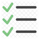 Lista Lista De Verificacao Menu Ícone