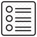 Lista Menu Lista De Verificacion Icono