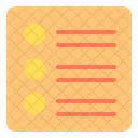 Lista Menu Lista De Verificacao Icon