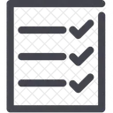 Lista Lista De Verificacao Area De Transferencia Ícone