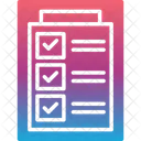 Lista Tarefas Lista De Verificacao Ícone
