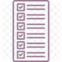 Lista Lista De Verificacion Menu Icono