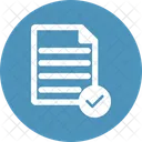 Lista De Aprobacion Aprobado Verificar Icon