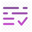 Lista De Verificacion Lista Verificacion Icono