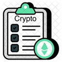 Lista De Ethereum Lista De Criptomonedas Cripto Icono