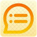 Lista De Circulos De Mensagens Ícone