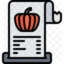 Lista de compra de calabaza  Icono