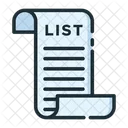 Lista De Compras Lista Lista De Itens De Compras Ícone