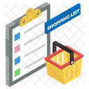 Lista De Compras Lista De Deseos Lista De Tareas Pendientes Icono