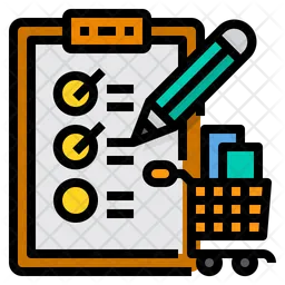 Lista de compras  Ícone