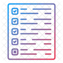 Lista Lista De Verificacion Compras Icono