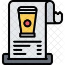 Lista de contas de bebidas  Icon