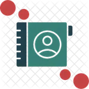 Lista De Contatos Catalogo De Enderecos Diretorio De Contatos Ícone