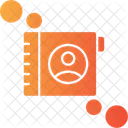 Lista De Contatos Catalogo De Enderecos Diretorio De Contatos Icon