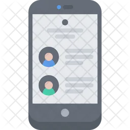 Lista de contatos telefônicos  Ícone