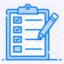 Lista De Verificacao Lista Aprovada Lista De Produtos Ícone